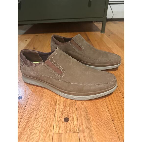 Florsheim Motion Moc Toe Slip On Mushroom Nubuck Comfort Men\'s Loafers Sz 13 M main image 8